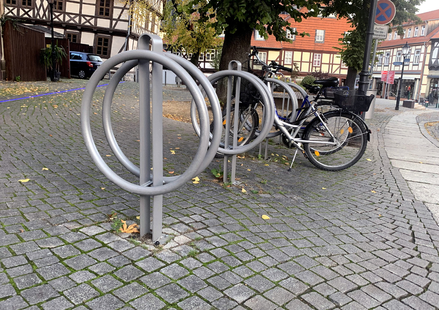 Fahrradanlehnbügel Fahrradgeländer WR 