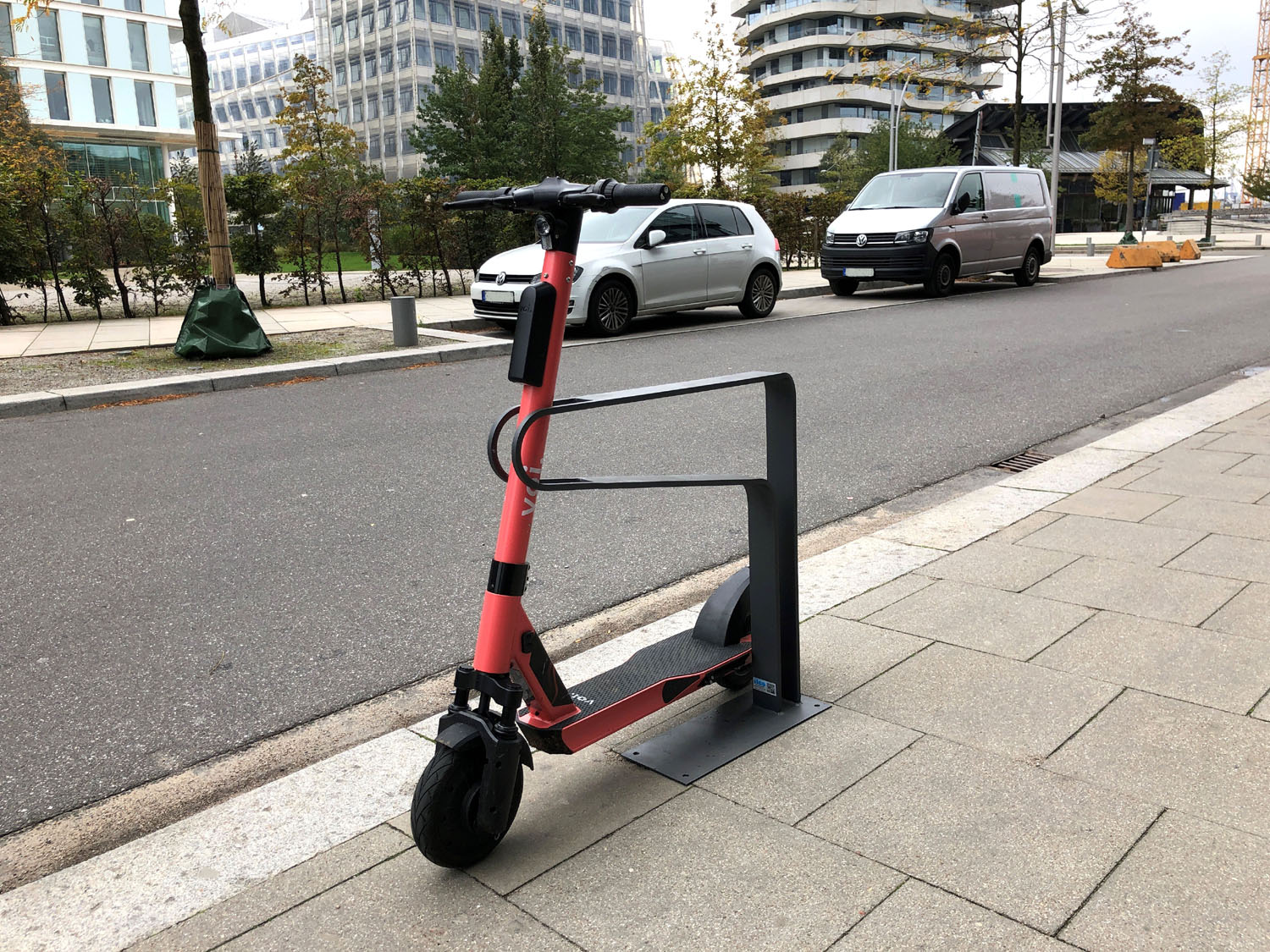 E-Scooter-Ständer Scooterparker Modell Hamburg